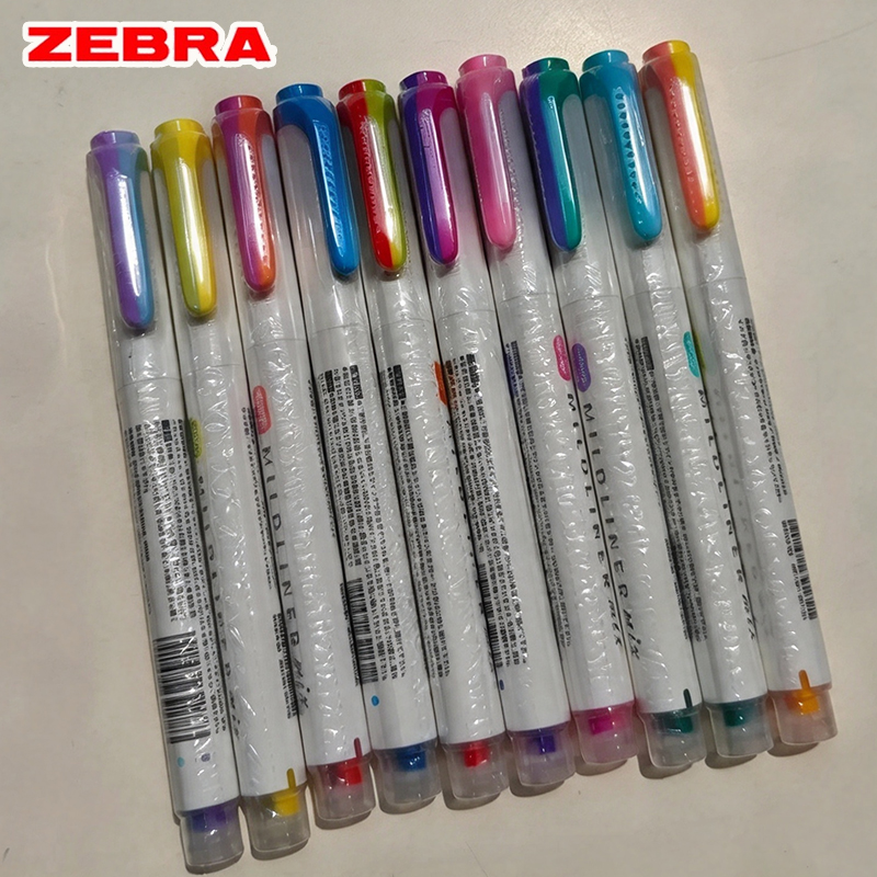 Zebra Pen Mildliner - Zebra Mildliner Mix – zestaw dwukolorowych