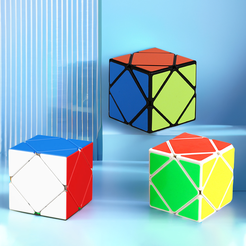 Puzzle Blank White - SENGSO Skewb Kostka Szybkościowa Bez Naklejek
