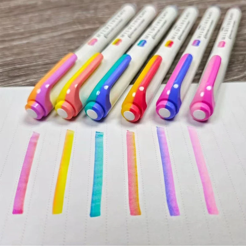 Japońskie dwukolorowe markery  – Zebra Pen Mildliner recenzja i cena