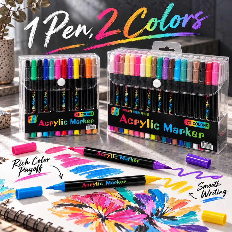 Dwukolorowe markery akrylowe,  – Copic Marker Classic recenzja i cena